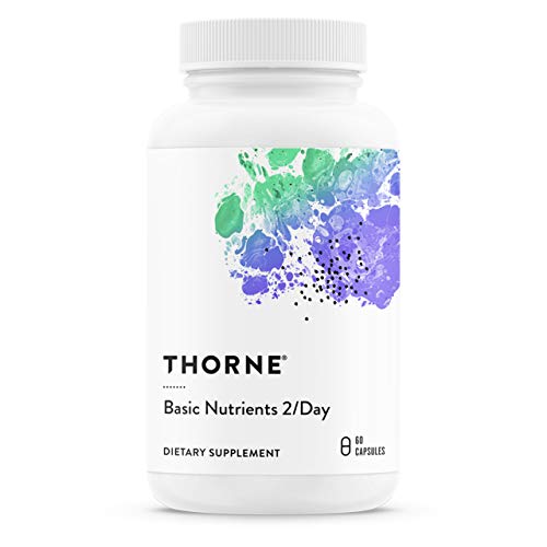 THORNE Basic Nutrients - Comprehensive Daily Multivitamin with Optimal Bioavailability -60 Capsules (30 Servings)