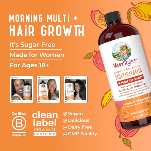 Multivitamin for Women Men & Kids | Vegan, Sugar Free | Womens Multivitamin & Multimineral | Vitamins for Women | Beauty & Energy Women's Multivitamin | Daily Multivitamins | Non-GMO | 30 Fl Oz