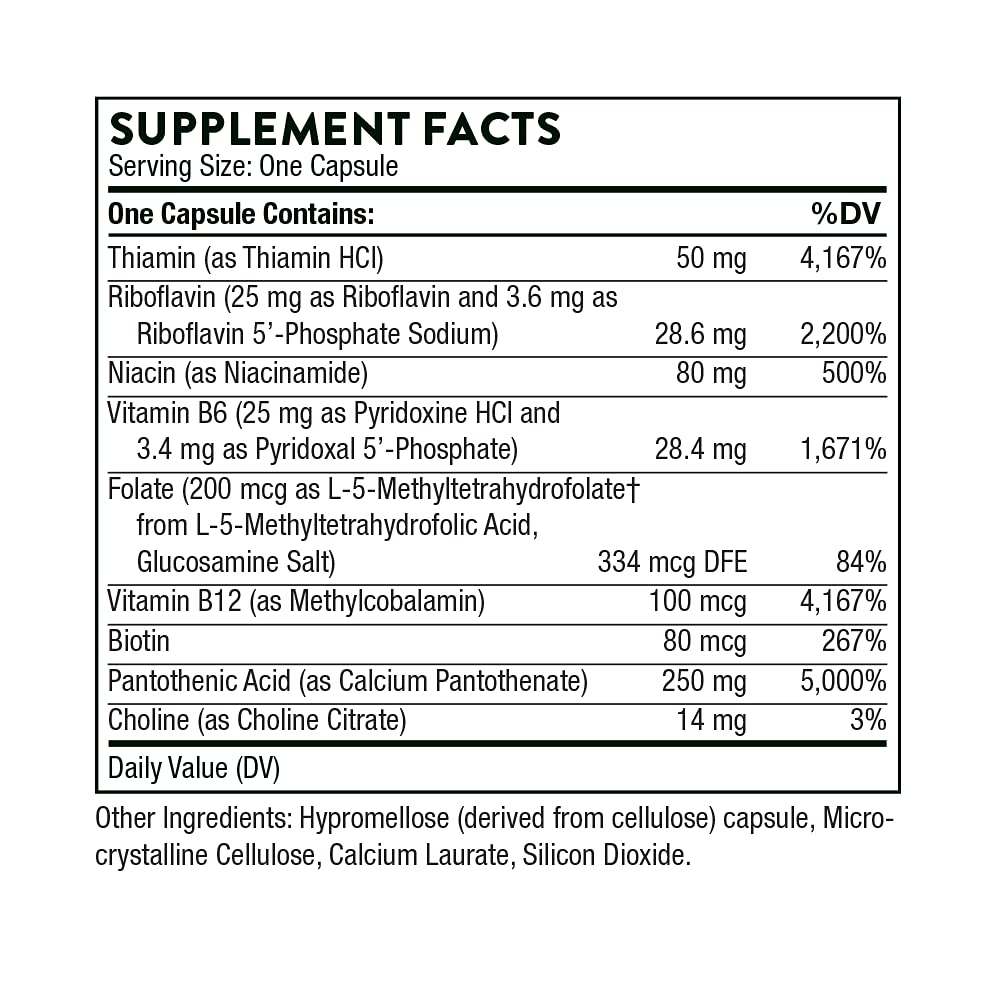 THORNE Stress B-Complex - 60 Capsules