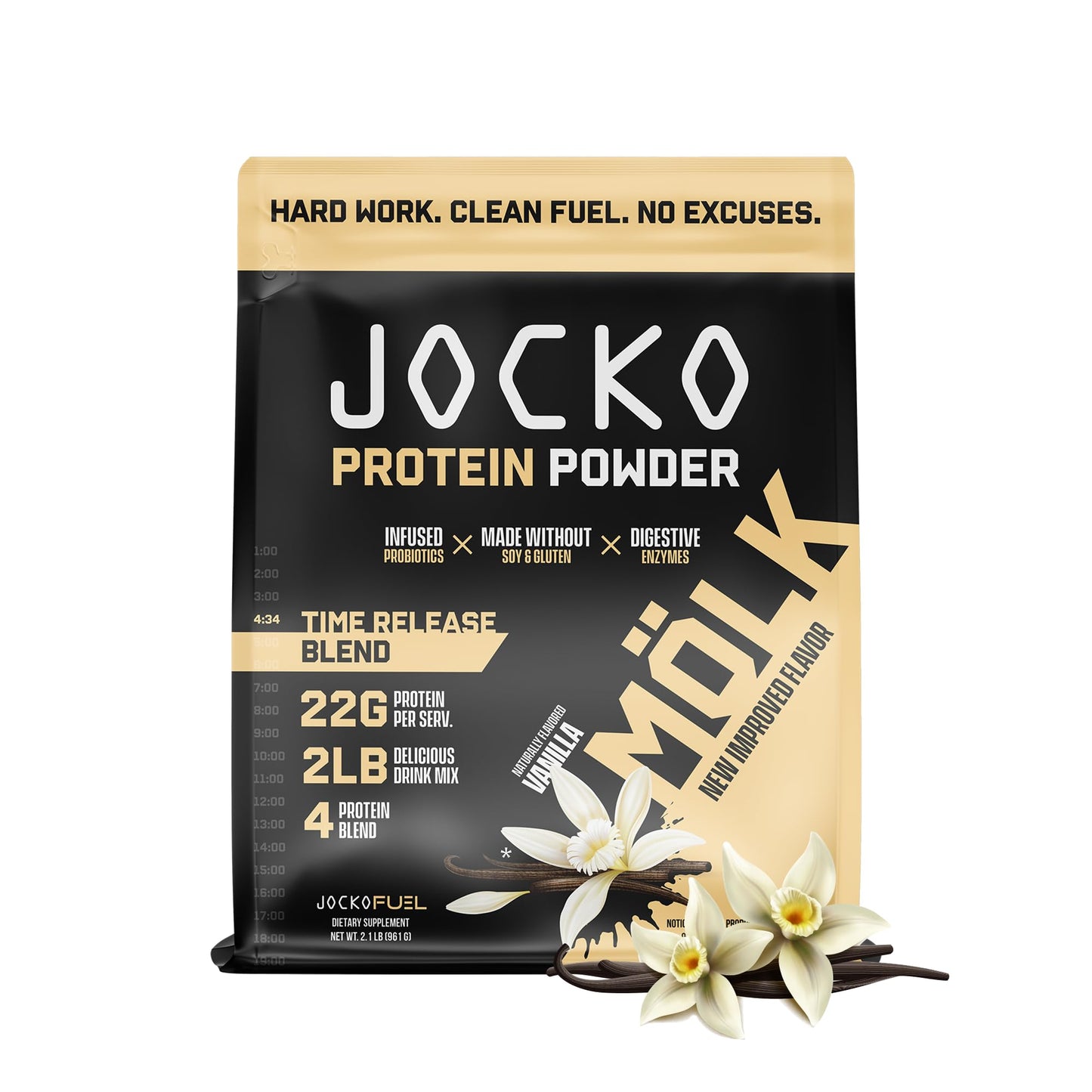 Jocko Fuel Bundle - Vanilla Molk Protein Powder + Creatine Monohydrate Powder