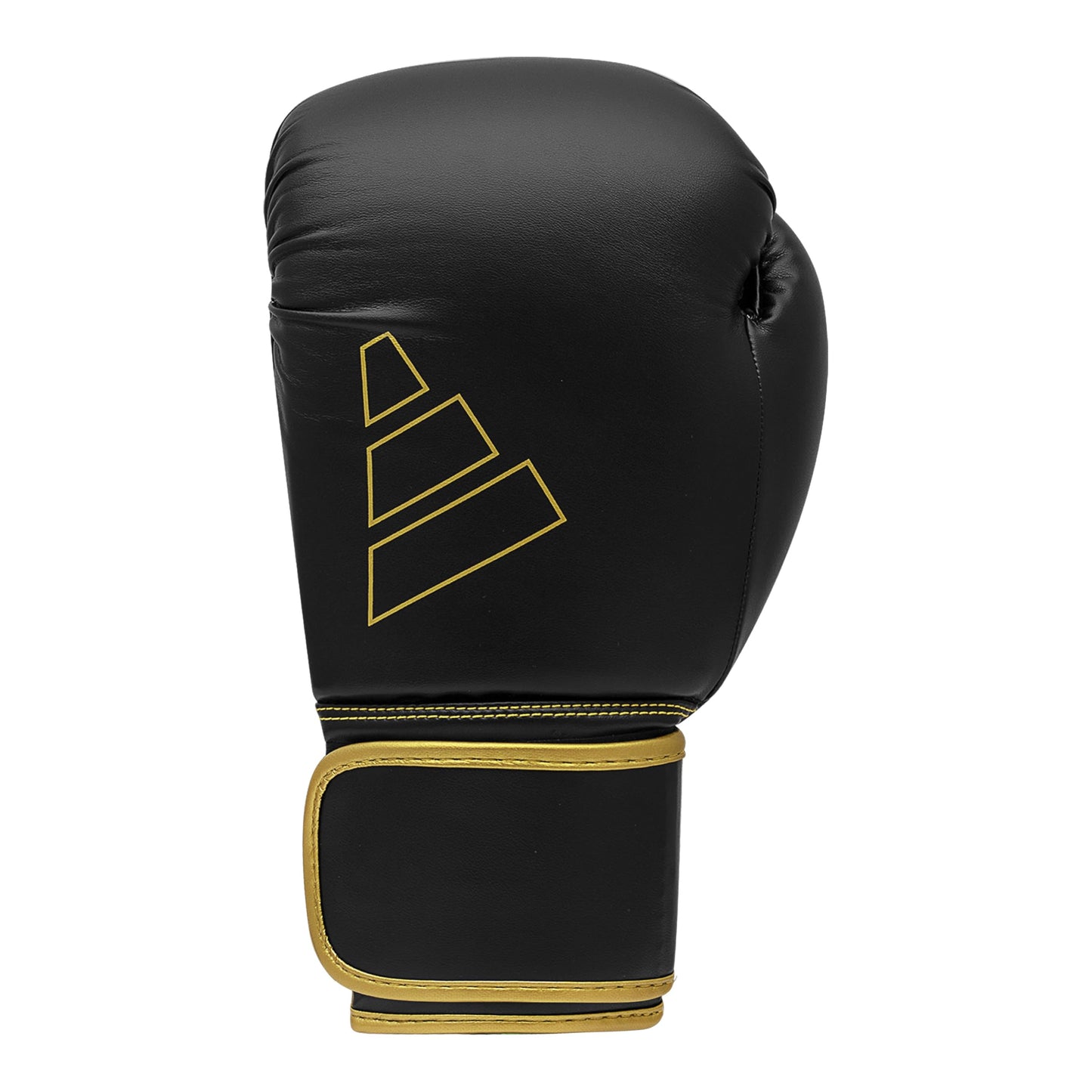 adidas Boxing Gloves - Hybrid 80 - for Boxing, Kickboxing, MMA, Bag, Training & Fitness - Boxing Gloves for Men & Women - Weight (16 oz, Black/Gold)