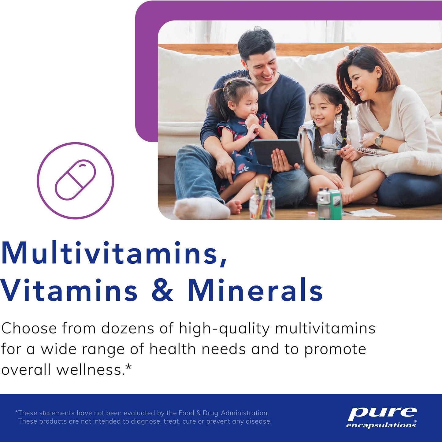 Pure Encapsulations B-Complex Plus - B Vitamins Supplement to Support Neurological Health, Cardiovascular Health, Energy Levels & Nervous System Support* - with Vitamin B12 & More - 120 Capsules